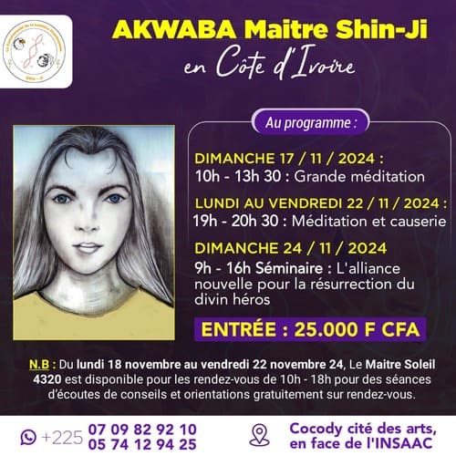 Akwaba Maître Shin-Ji en Côte d’Ivoire